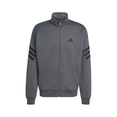 adidas阿迪达斯三条纹足球训练外套2026春男立领针织夹克 KD5235