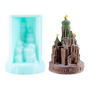 索菲亚冰灯模具硅胶哈尔滨制作小冰雕教堂定制小学生儿童大号室外
