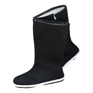 汉服鞋子秀禾婚鞋男古风古装情侣男女内增高鞋圆头靴搭配圆领袍