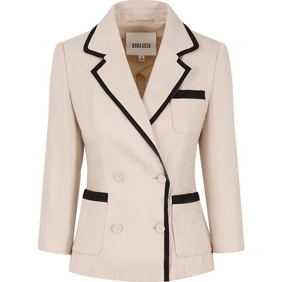 BORAAKSU贴袋修身西服外套