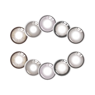 【依克多因】轻瞳美瞳日抛10片高含水自然日常冰葡萄隐形眼镜新品