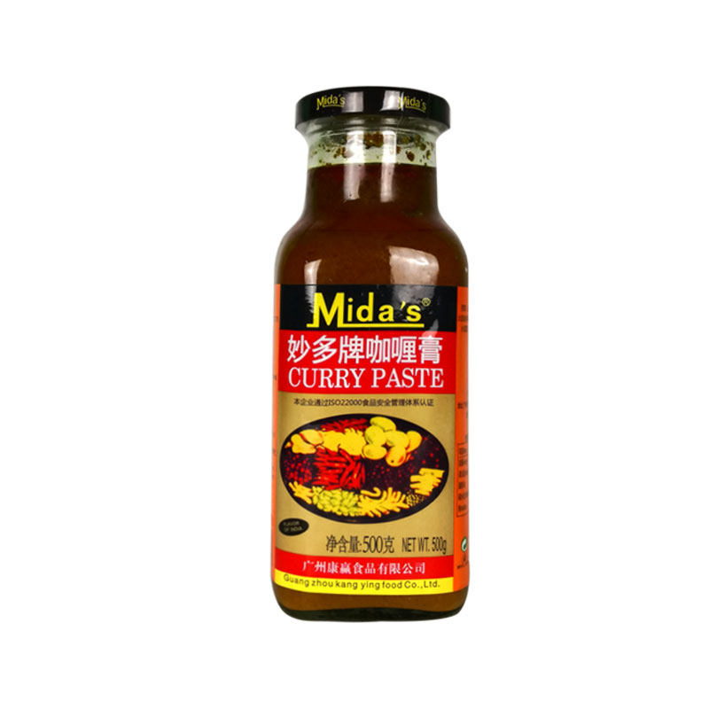 【正品保证】妙多咖喱膏500g12瓶