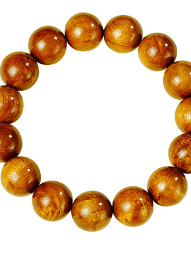 宫里上新真品金丝楠木纳财手链