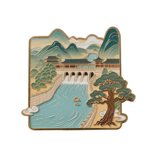 都江堰冰箱贴四川文创旅游景点景区金属纪念品礼物伴手礼生日礼物