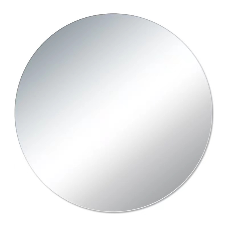 定制圆形浴室镜片贴墙自粘卫浴厕所镜子免打孔挂墙化妆镜壁挂家用