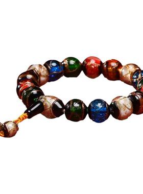 【官方正品】普陀山琉璃多宝手串
