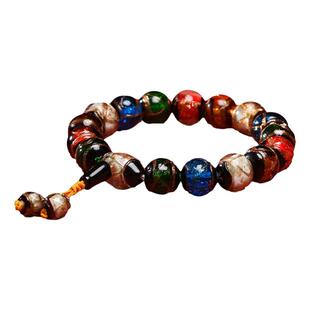 普陀山香灰琉璃旗舰正品手串男女款多宝手链本命年