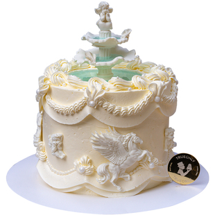 橙路网红创意许愿池送女士生日蛋糕同城深圳北京上海广州杭州宁波