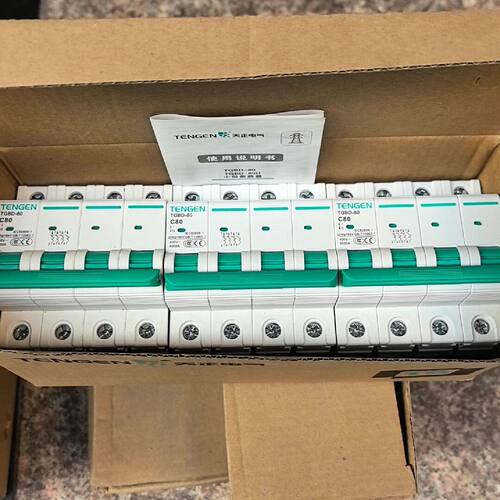 询价下单天正小型断路器TGBD一80，全新工程剩余，4pC80，6台