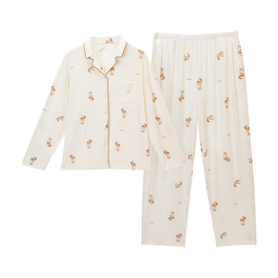 【戚薇同款】猫人喵星球睡衣女款2026新款春夏季莫代尔棉家居服