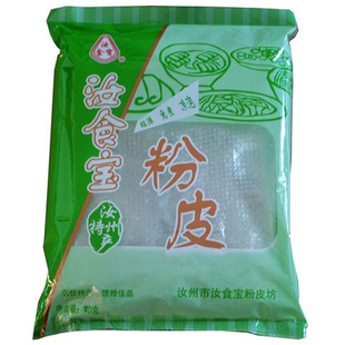 河南汝州特产超薄粉皮,汝食宝粉皮凉拌菜送芥末油无脂无盐下酒菜