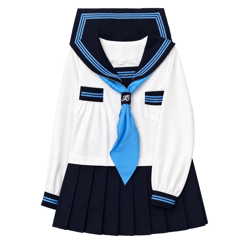 花星社·白波千鸟天蓝三本水手服