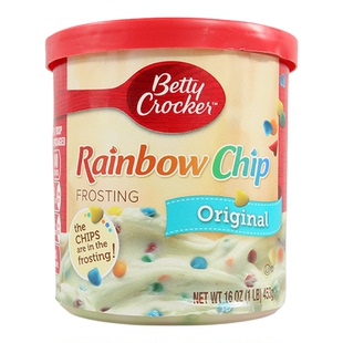 美国贝蒂妙厨彩虹蛋糕涂层糖霜 Betty Crocker Rainow Frosting