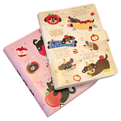 不撞款的腊肠狗同学录~磁扣皮质