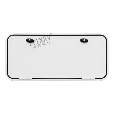 房车改装铝合金舱门防水行李置物