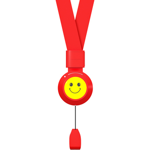 优和伸缩扣挂绳胸卡工作证卡套带子证件套门卡门禁卡套易拉扣挂绳胸牌套工卡绳子笑脸工牌工作牌绳可拉伸吊绳