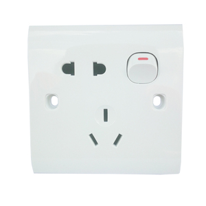 松本C3/10S4一位开关二三极插座面板5孔带单控开关二三插工程插板