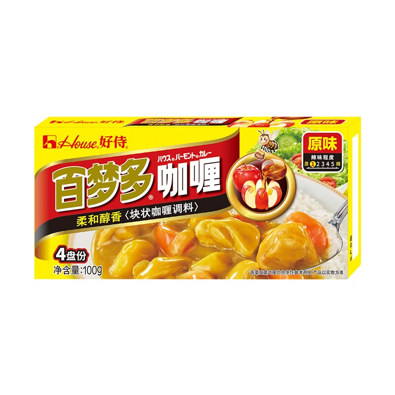 好侍百梦多小孩爱吃咖喱饭咖喱鸡