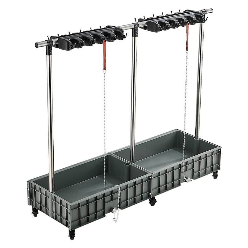 移动拖把架落地不锈钢放扫把拖布置物架商用清洁卫生工具收纳架子