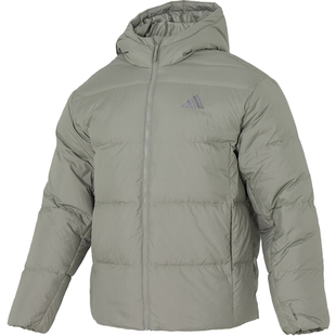 adidas阿迪达斯LOUNGE (WJ)男户外运动休闲连帽羽绒服外套KC2479