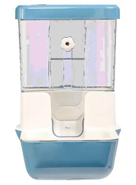 兔子自动喂食器防打翻防扒