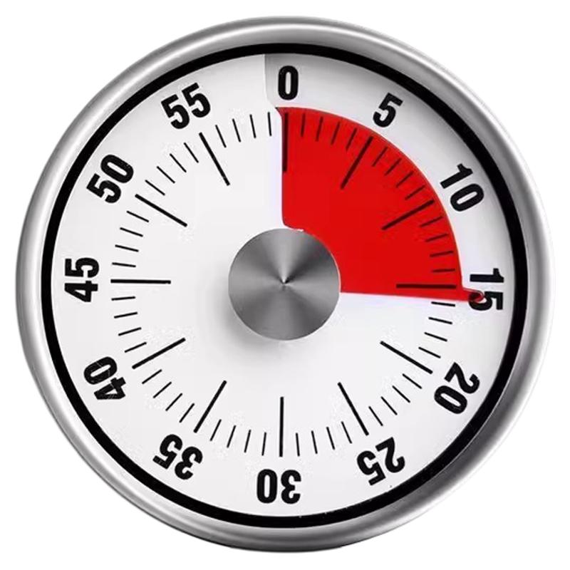 机械计时器厨房做饭定时提醒器可视化时间管理学习闹钟倒计时磁吸