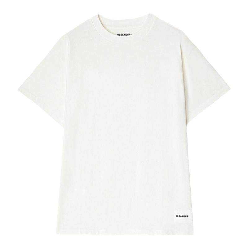 【双11特享】JIL SANDER+ 男女同款 经典圆领短袖三件装T恤