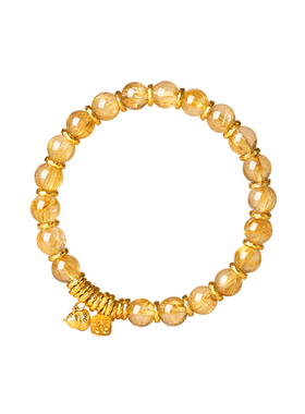 金发晶手串转运珠天然水晶手链