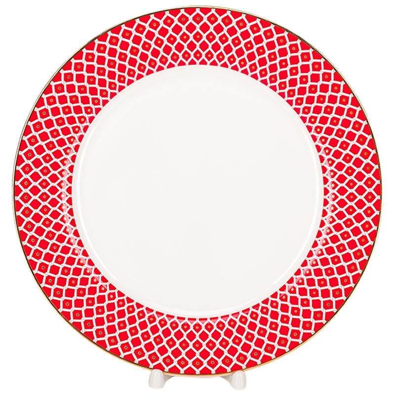 俄皇LOMONOSOV骨瓷盘子STAR系列家用餐盘菜盘甜品盘西餐盘子果盘