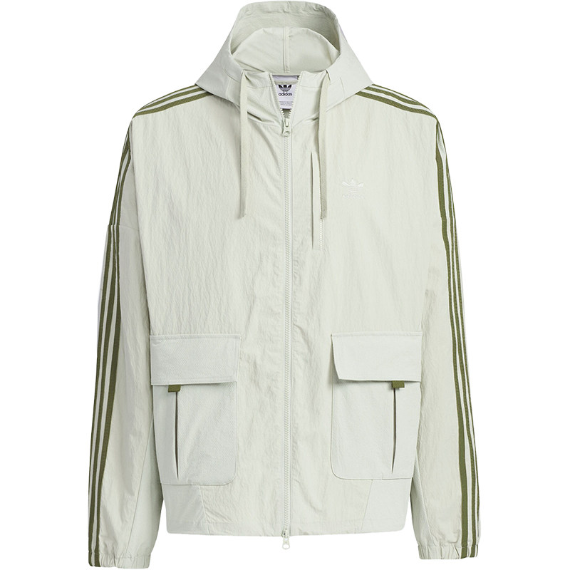 Adidas/阿迪达斯正品TOC JACKET 男士宽松连帽夹克外套JG1519
