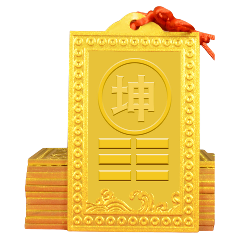 全黃銅房屋缺角補(bǔ)角牌艮兌離坎巽震乾坤卦東南西北角金屬風(fēng)水八卦