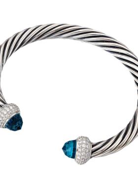 镶嵌欧美宝石简约纯银