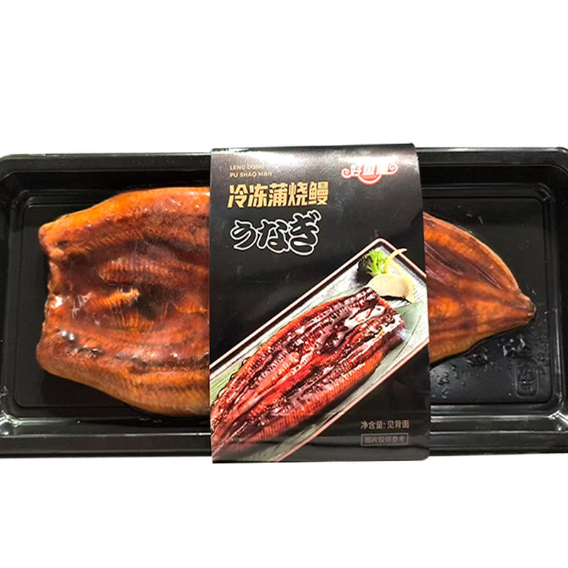 冷冻蒲烧鳗鱼 古法烤制酱汁浓郁 加热即食 日料店同款半成品400g