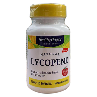 保税天然番茄红素15mg60粒备孕升精前列健康美国Healthy Origins
