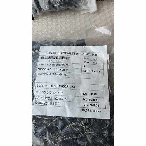 全新Capxon电解电容KF101M035F115A 100