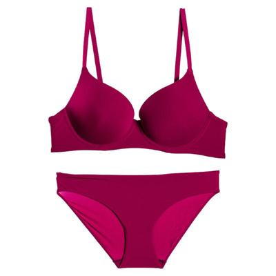 维多利亚性感轻薄显瘦红色内衣