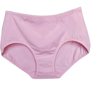彩田高腰内裤女纯全棉纯色包臀7005三角透气吸湿中年简约大码215