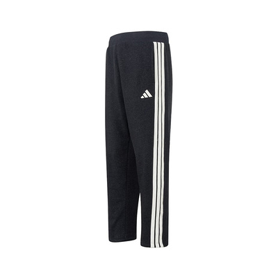 adidas阿迪达斯三条纹直筒运动裤2026春男针织休闲长裤 KR2524