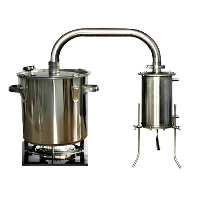 蒸酒器釀酒設(shè)備家用食品級(jí)煮酒器自釀?wù)麴s純露機(jī)不銹鋼設(shè)備酒坊