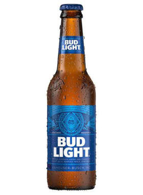 英国原装进口百威啤Budweiser蓝旋盖经典黄啤300ml*15瓶整箱送人