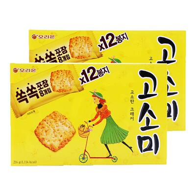 韩国进口好丽友高笑美饼干