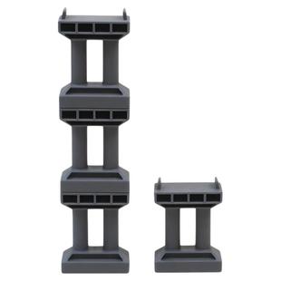 木质火车轨道桥墩手工拼装模型积木玩具小火车轨道车散件支架桥架