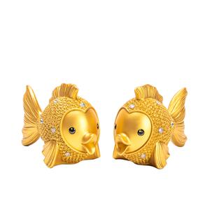 年年有鱼欧式摆件创意家居装饰品客厅酒柜电视柜摆件乔迁新居送礼