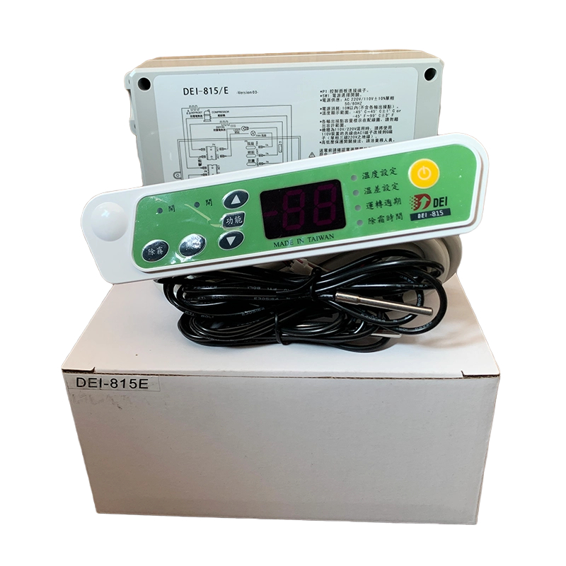 原装得意温度控制器 立柜温控器 DEI-815 DEI-758FBGPN 02FA SCN