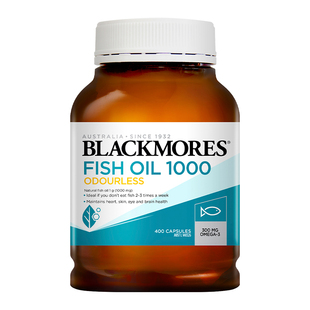 Blackmores澳佳宝深海鱼油omega3无腥味鱼肝油软胶囊中老年人正品