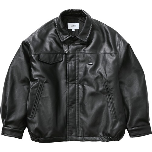 【蔡徐坤同款】 nautica白帆 宽松复古百搭仿皮外套JW5402