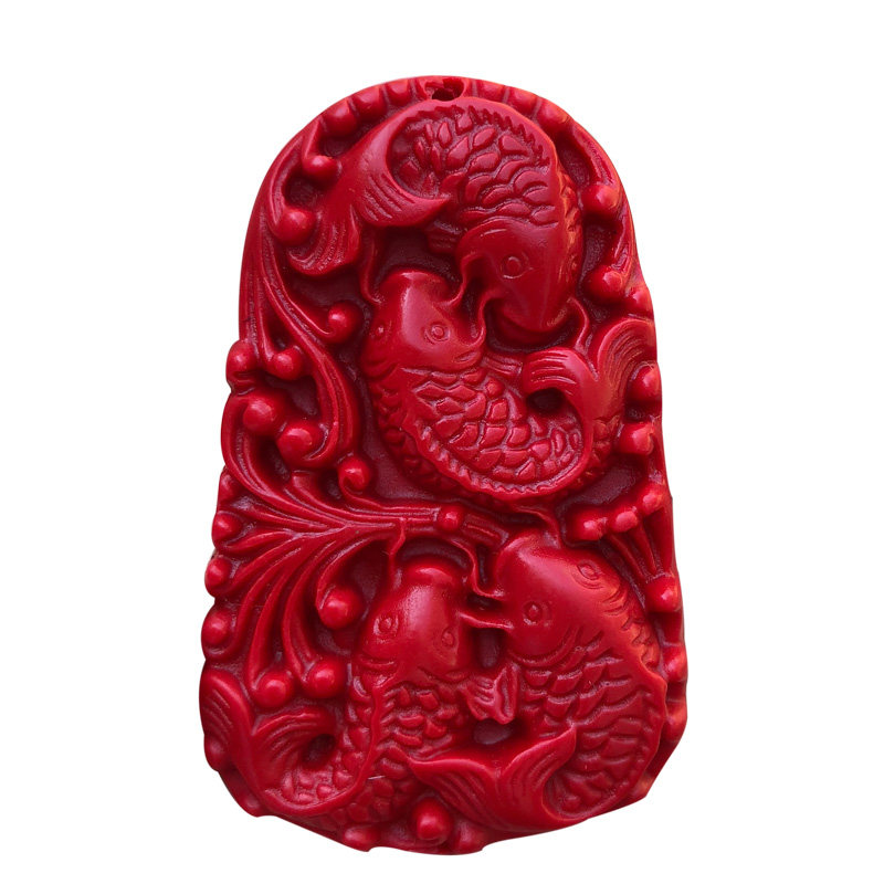 四季发财开运连年有余玉佩吊坠