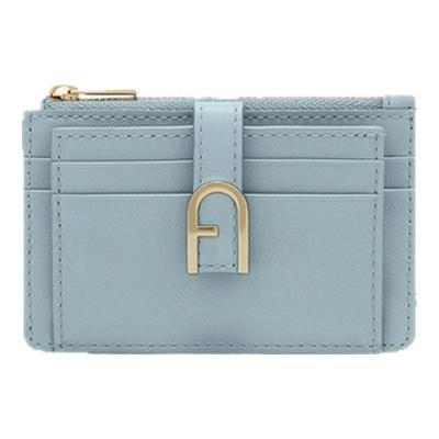 FURLAFLOW系列女士牛皮纯色卡包