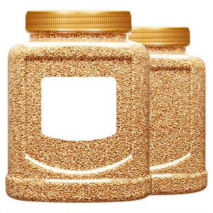 熟白芝麻500g香浓酥脆即食烘焙炒调味商用家用撒料蘸料官方旗舰店