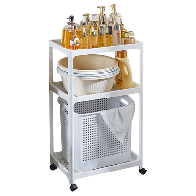 轻奢洗脸盆架浴室塑料落地置物架